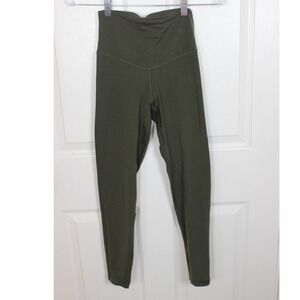 Aerie Offline Real Me 7/8 High Rise Leggings Womens Size M Olive Green Athletic